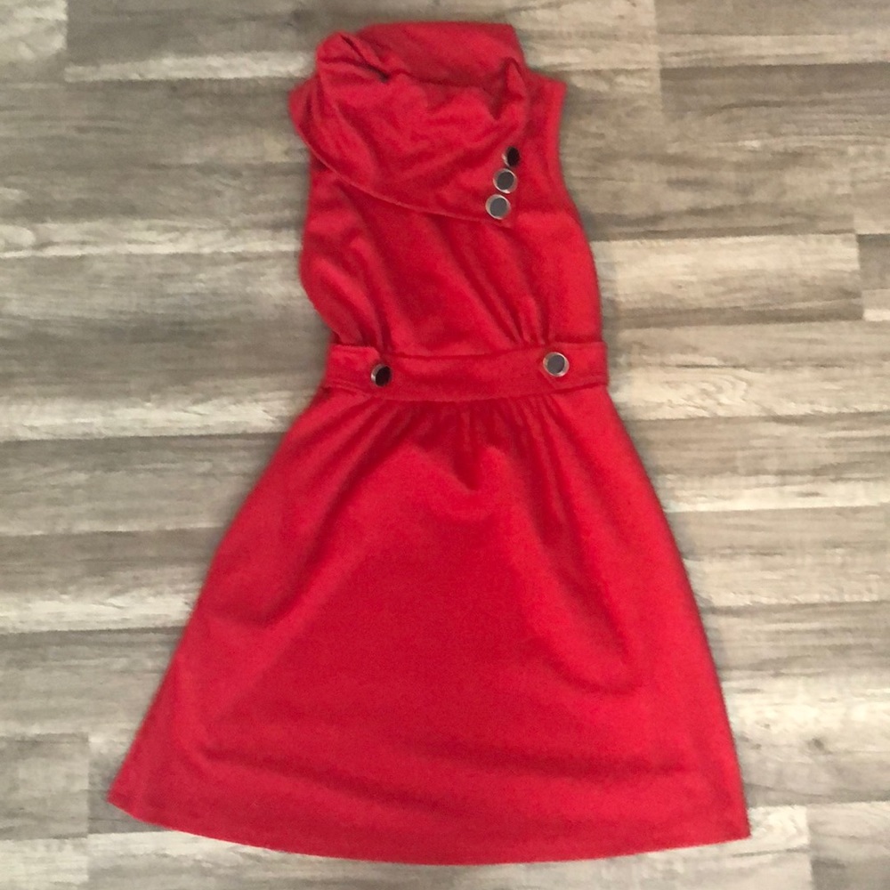 Modcloth Coach Tour dress in Rouge - Picture 4 of 5